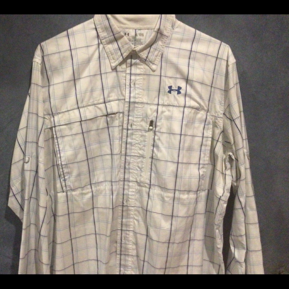 Under Armour Men’s Fishing Shirt - XL, Long Sleeve